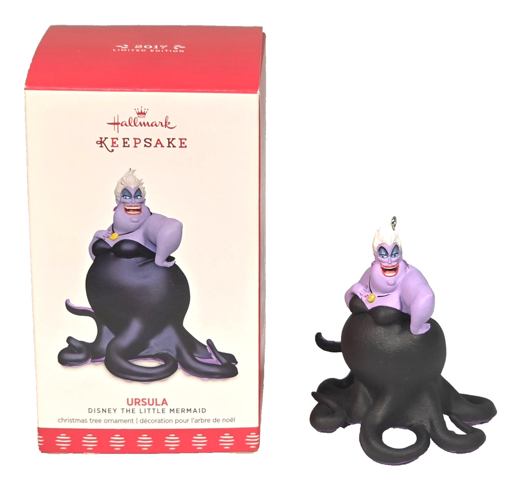 Hallmark Keepsake Disney The Little Mermaid URSULA Ornament Limited Edition 2017